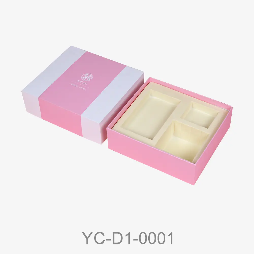 High end electronic charger USB adapter gift paper box with blister insert compartments